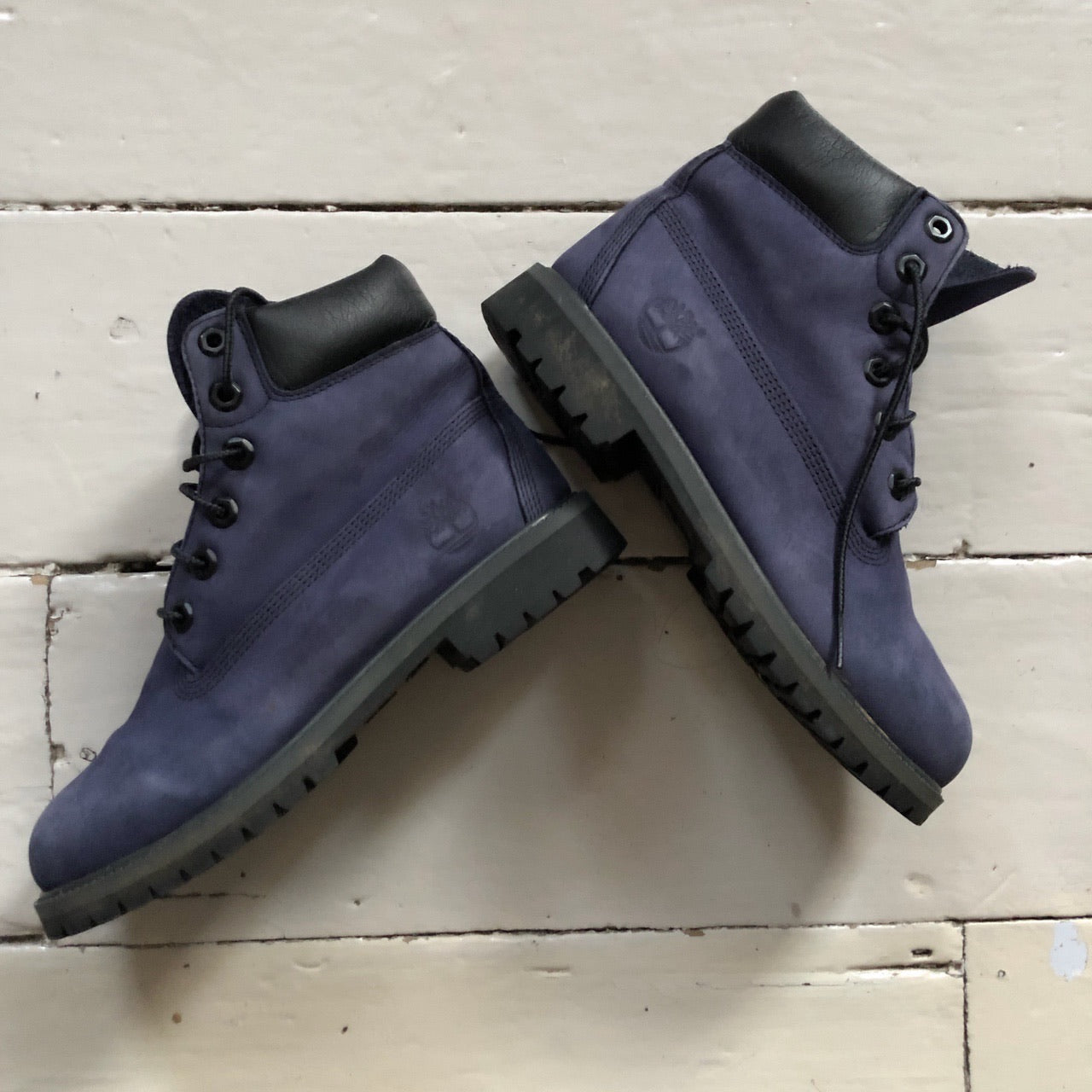 Timberland Navy Suede Boots (UK 5)