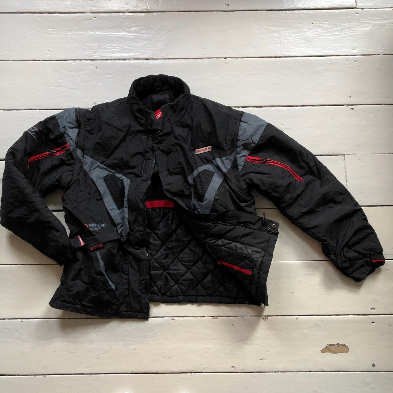 No Fear Quilter Biker Jacket (Medium)