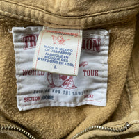 True Religion Contrast Tri Stitch Beige Hoodie (Large)
