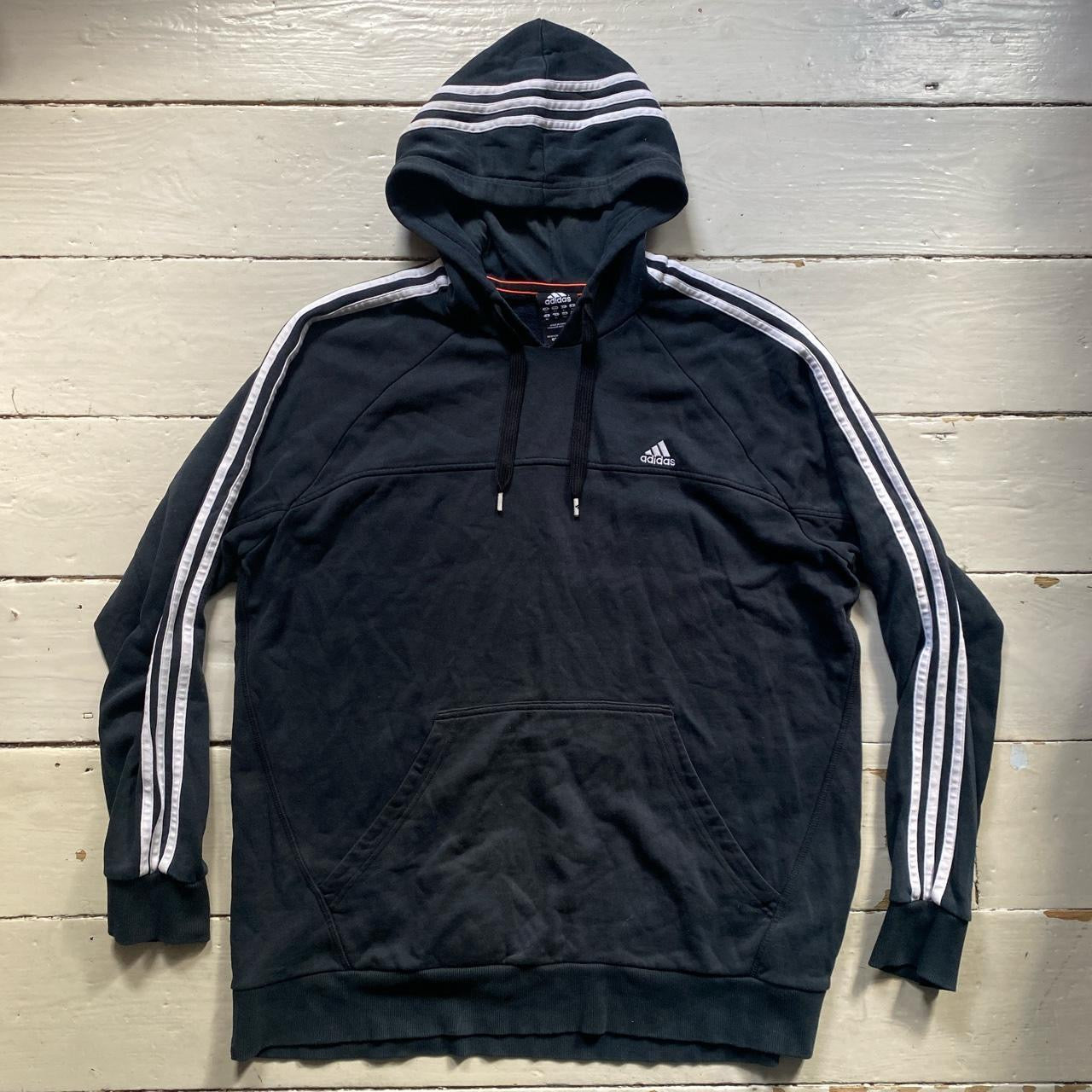 Adidas Essentials Black Hoodie (XL)