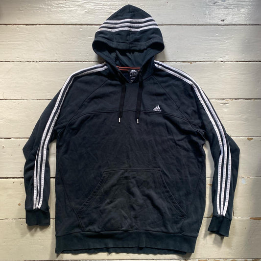 Adidas Essentials Black Hoodie (XL)