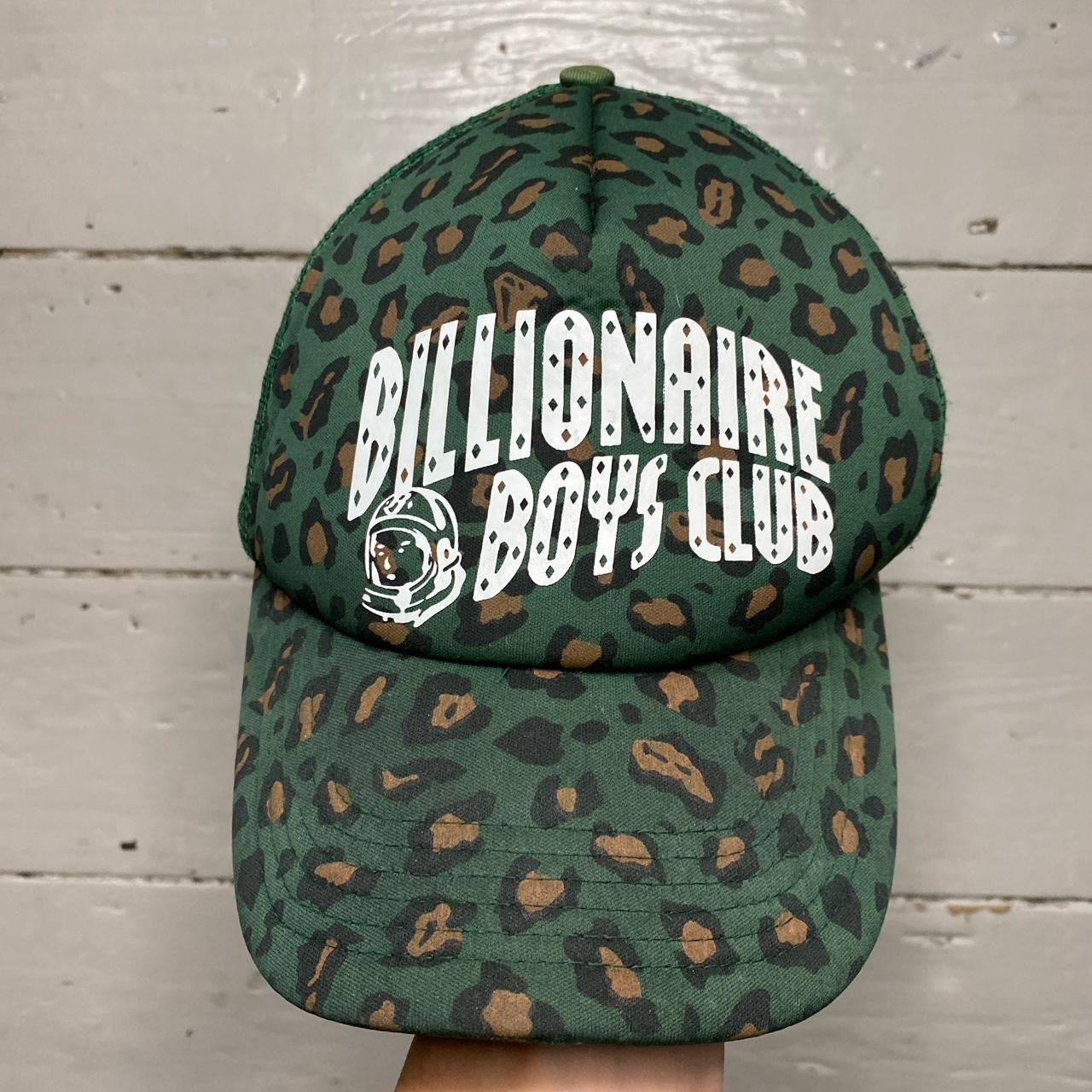 Billionaire Boys Club Leopard Green Cap