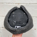 New York Yankees Black Dog Ear Fitted Cap (Size 7)