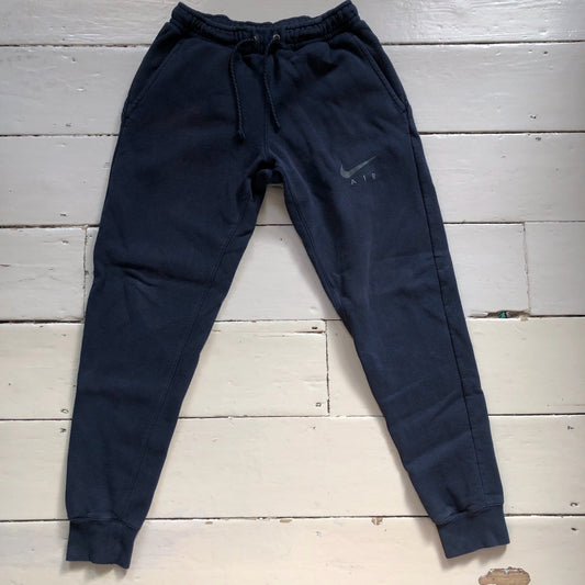 Nike Air Swoosh Navy Joggers (Small)