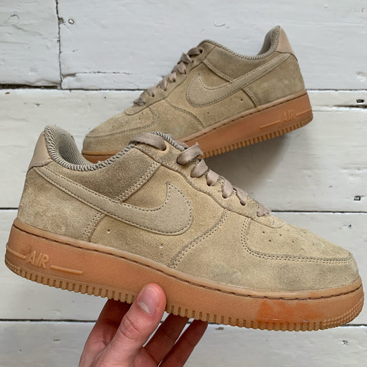 Nike Air Force 1 Beige Suede (UK 6)