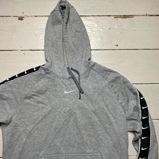 Nike Multi Swoosh Grey Hoodie (Large)