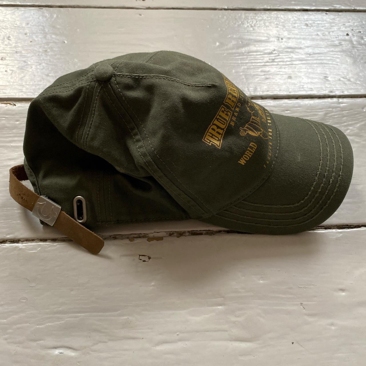 True Religion Stitch Khaki Cap