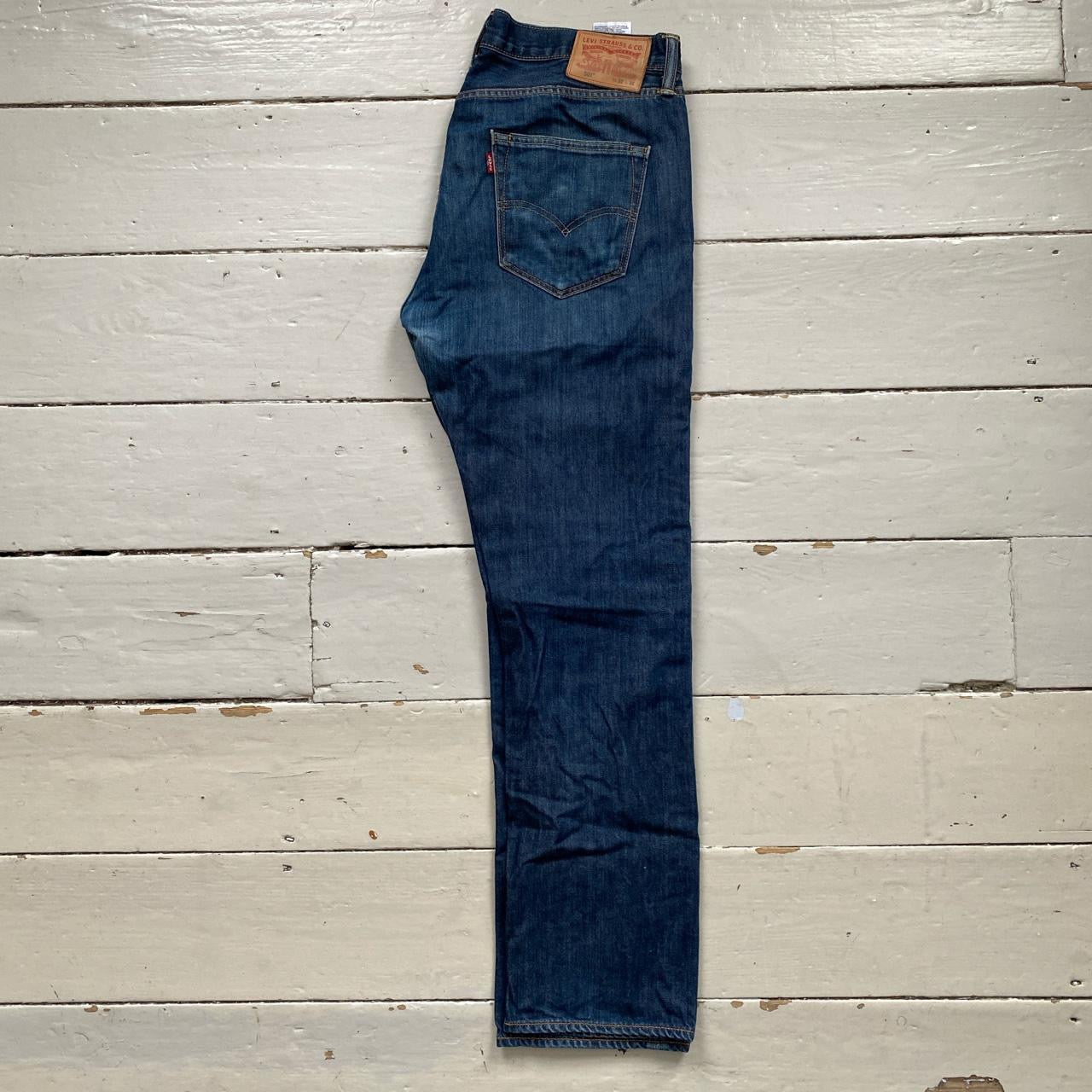 Levis 501 Navy Jeans (32/31)