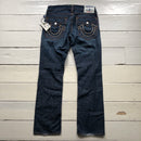 True Religion Straight Jeans Brown Stitch (33/34)