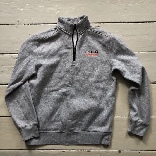 Polo Sport Grey Quarter Zip Womens (Small)