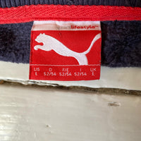 Puma Navy and Yellow Jumper (L)