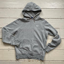 Nike Swoosh Grey Hoodie (Small)