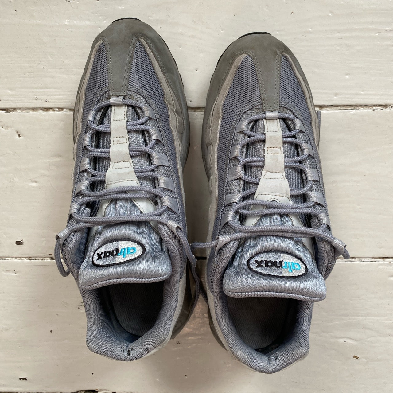 Nike Air Max 95 Grey and Blue (UK 10.5)
