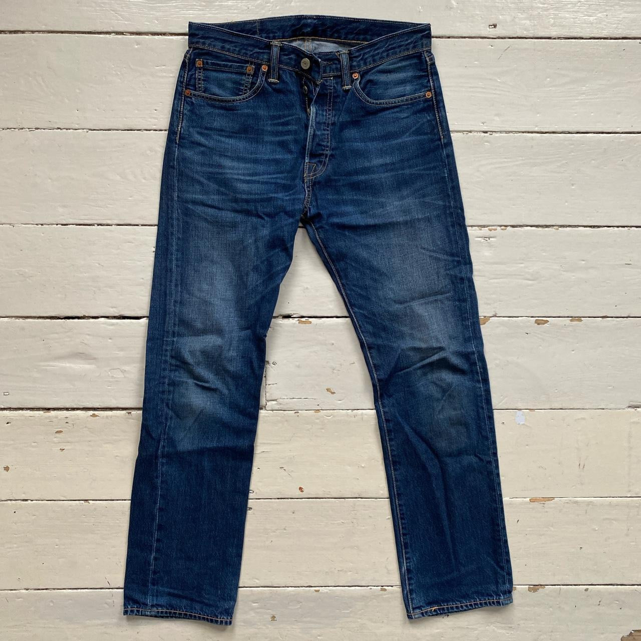 Levis 501 Blue Stonewash Jeans (31/31)