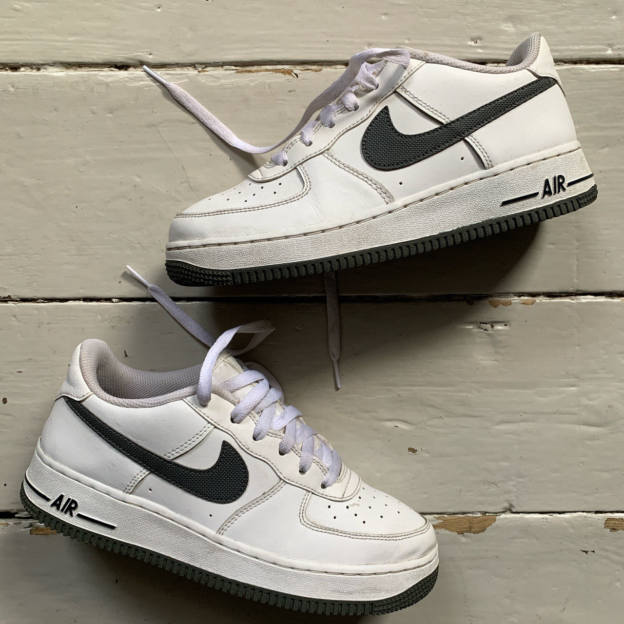 Nike Air Force 1 Grey and White (UK 6)