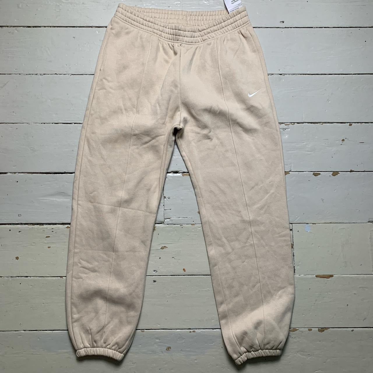 Nike Cream Seam Swoosh Joggers (Large)