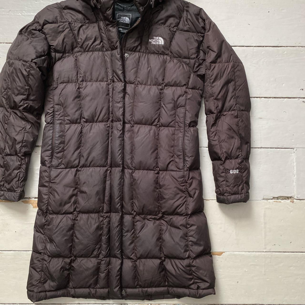 The North Face 600 Brown Parka Puffer (Womens Medium)