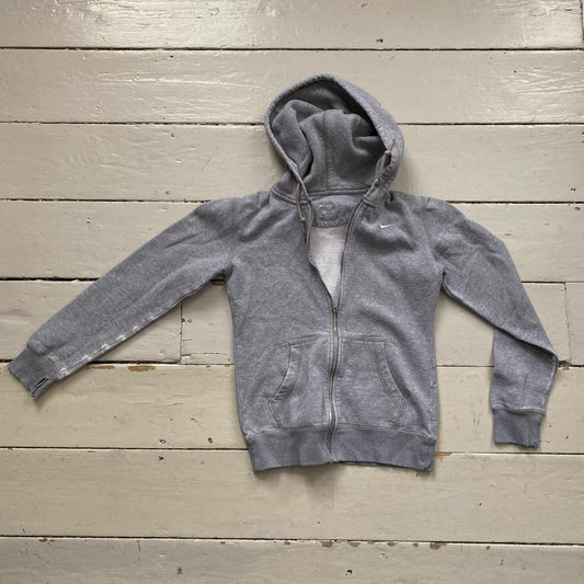 Nike Swoosh Grey Hoodie (XS)