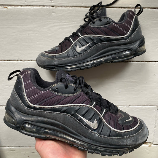 Nike Air Max 98 Black and White (UK 10.5)