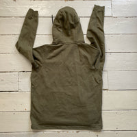 Nike Swoosh Box Logo Olive Quarter Zip Hoodie (XL)