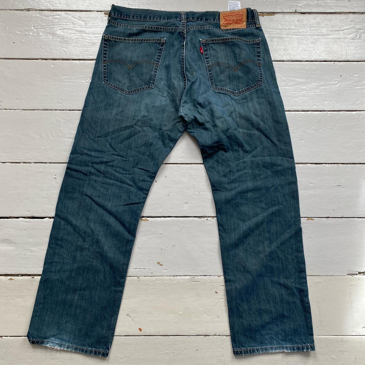 Levis 505 Blue Jeans (36/30)