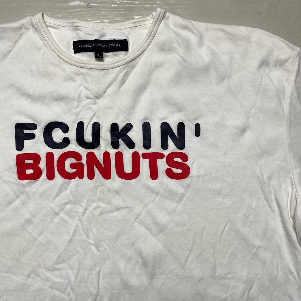 FCUK Fcukin Big Nuts T Shirt (XL)