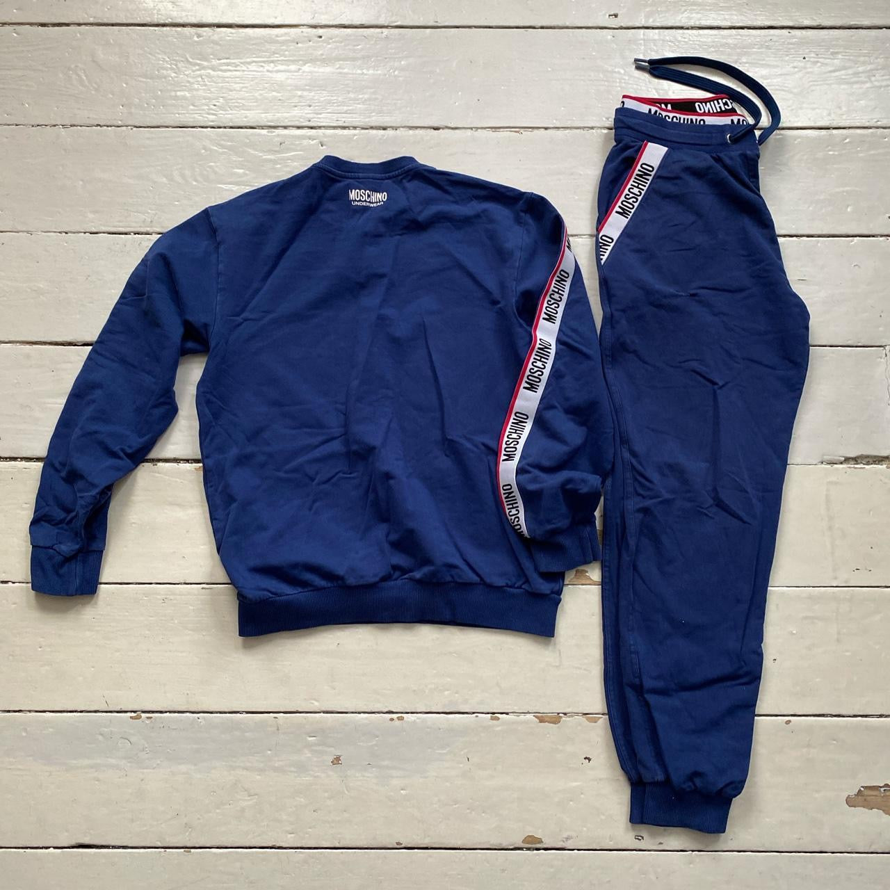 Moschino Navy Full Tracksuit (Small)