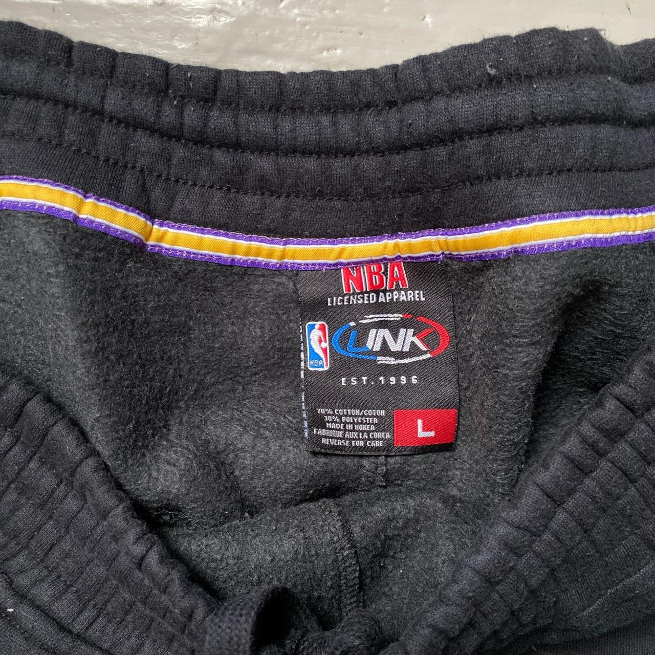 LA Lakers UNK Vintage Basketball Joggers (Large)