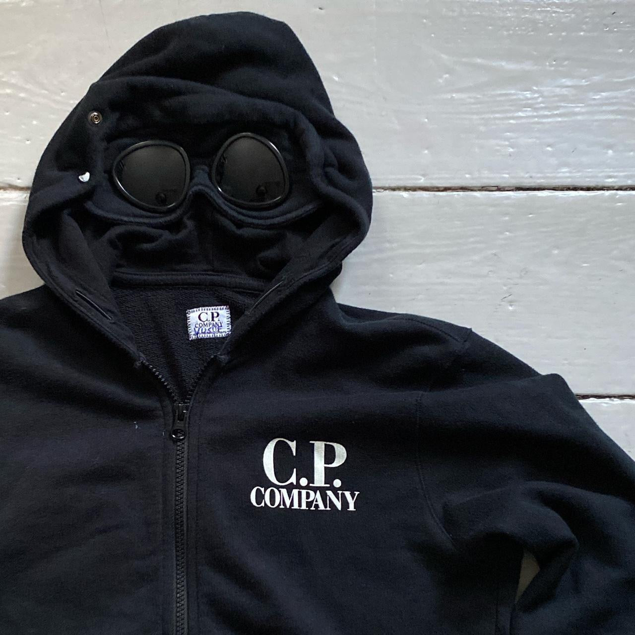 CP Company Black Goggle Hoodie (Womens Small)