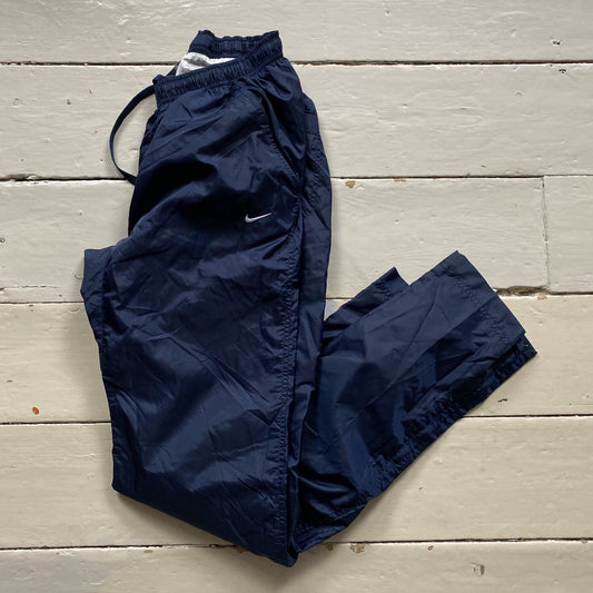 Nike Swoosh Navy Shell Bottoms (Small)