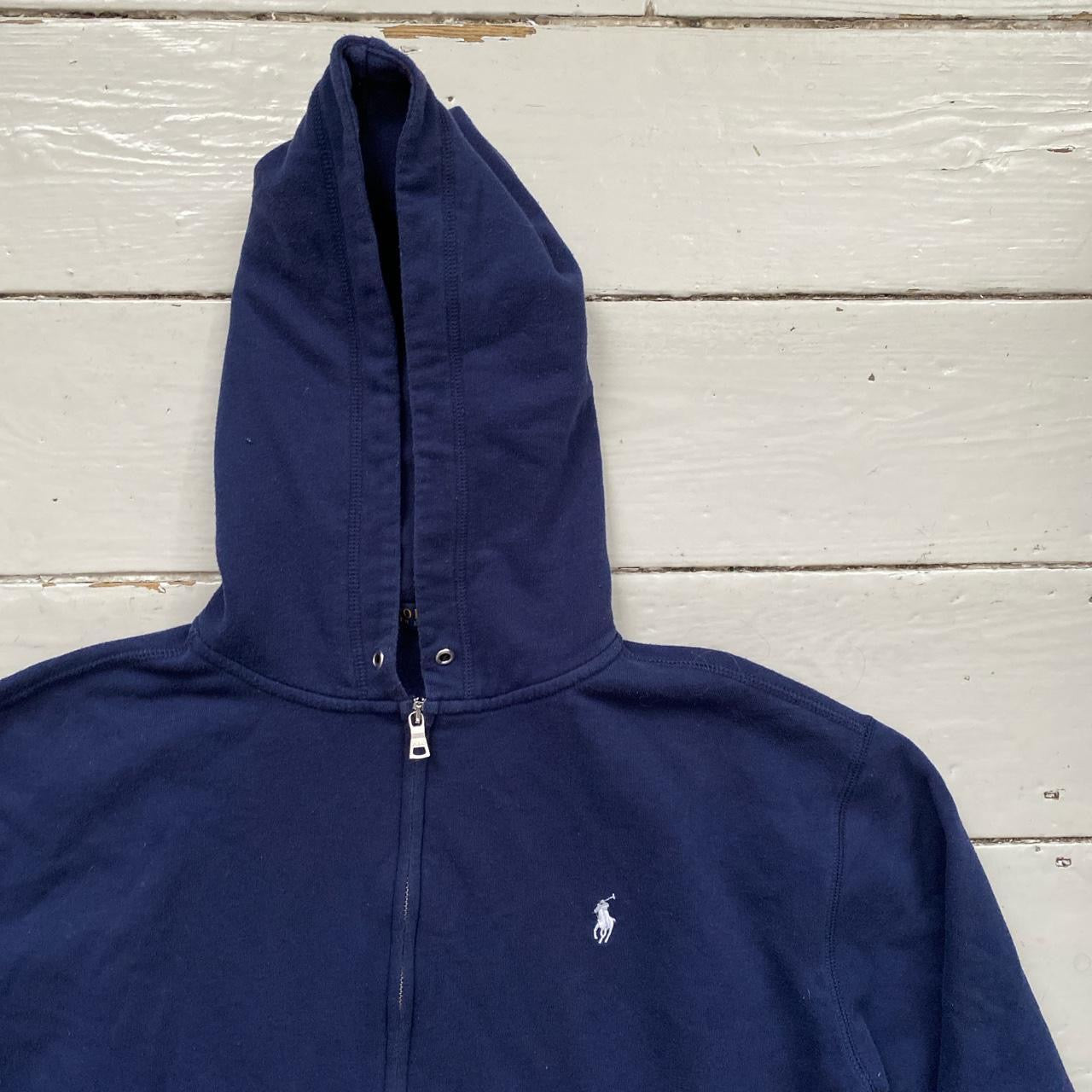 Ralph Lauren Navy Hoodie (Large)