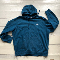 Nike Swoosh Blue Hoodie (XXL)