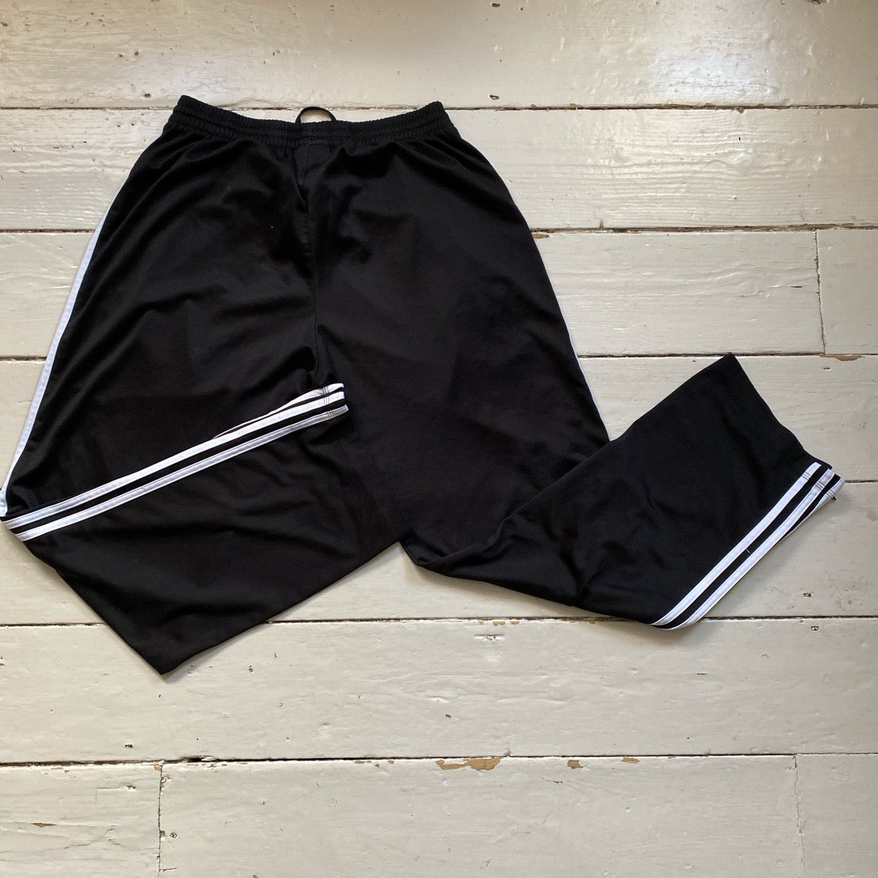 Adidas Black Track Bottoms (Large)