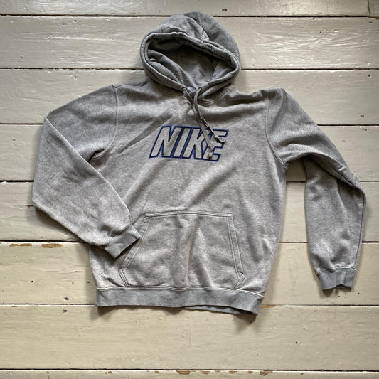 Nike Club Stitch Grey Hoodie (Small)