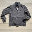 Nike Swoosh Grey Zip Jumper (Small)