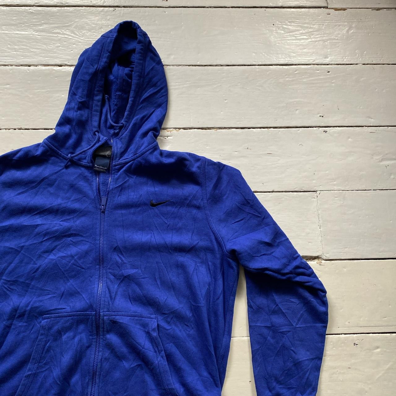 Nike Swoosh Royal Blue Hoodie (XL)