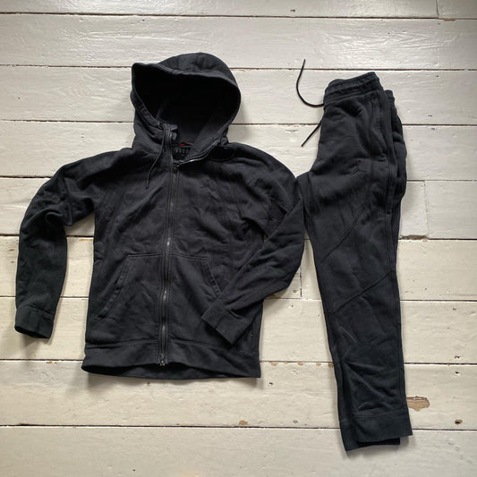 Jordan Black Full Tracksuit (Small)