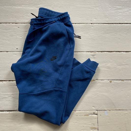 Nike Tech Fleece Blue Joggers (Large)