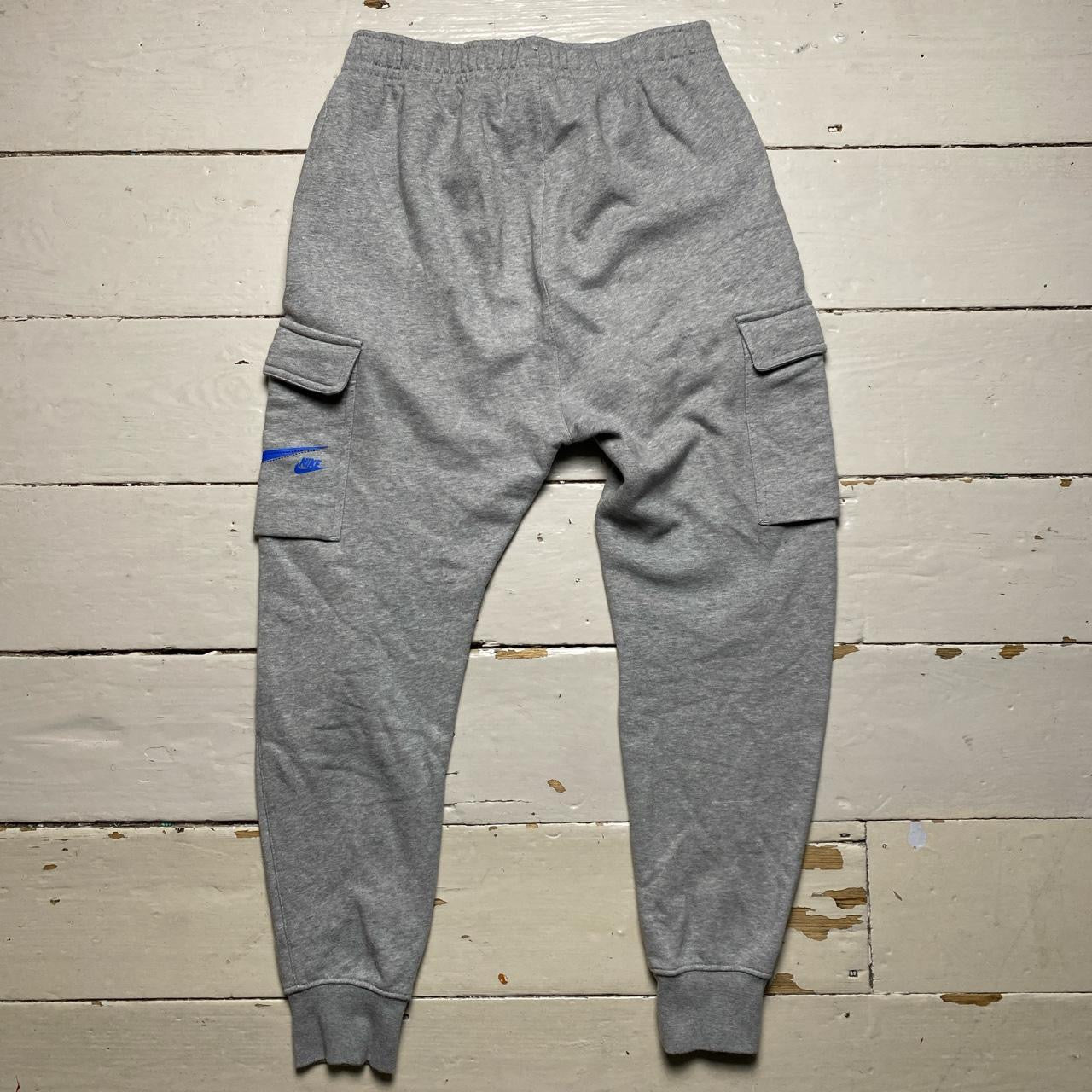 Nike Cargo Joggers Grey and Blue (XS)