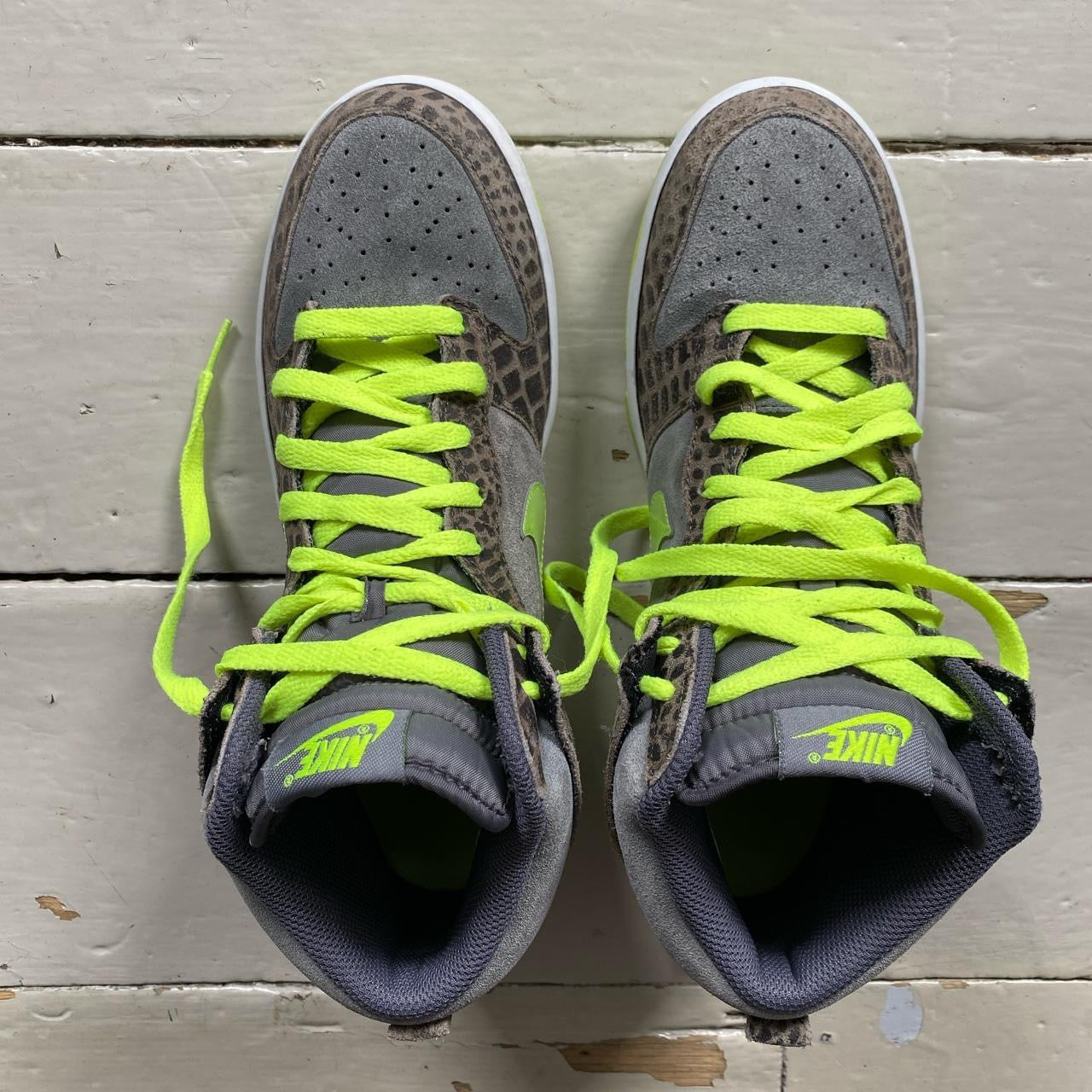Nike Dunk Cool Grey Laser Green (UK 8)
