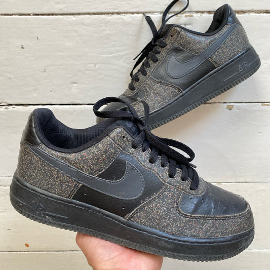 Nike Air Force 1 Black Pixel TV 2015 (UK 8)