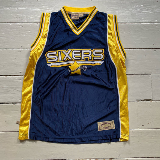 Sixers Vintage Harwood Classics Basketball Jersey (XL)