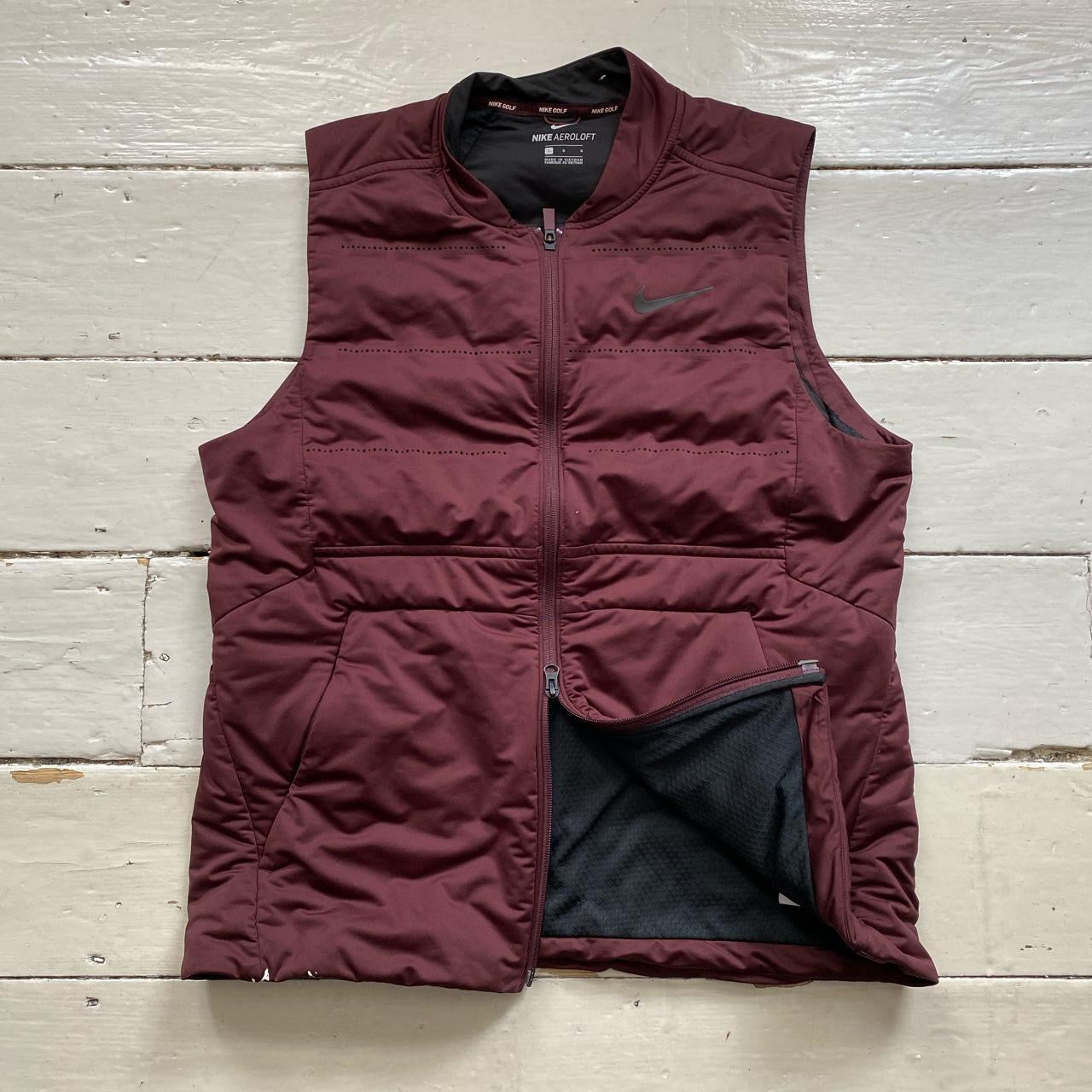 Nike Golf Burgunday Gilet (Large)