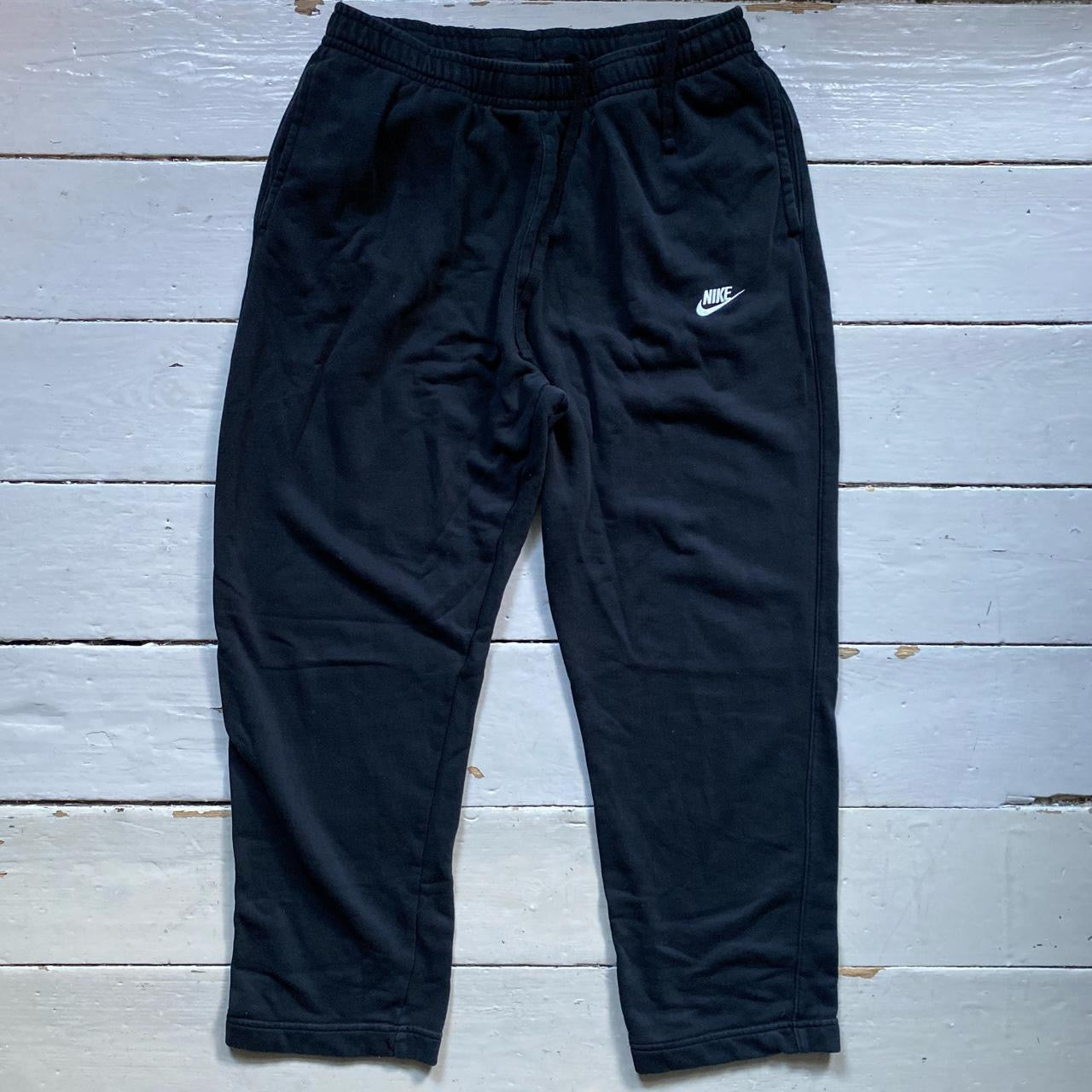 Nike Swoosh Black and White Joggers (XXL)