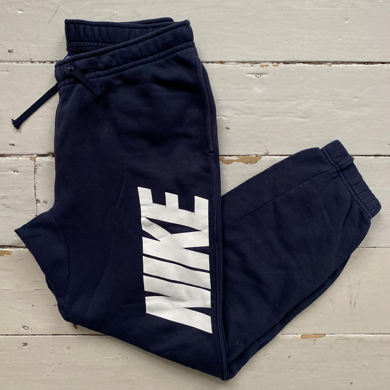 Nike Club Navy Joggers (Medium)