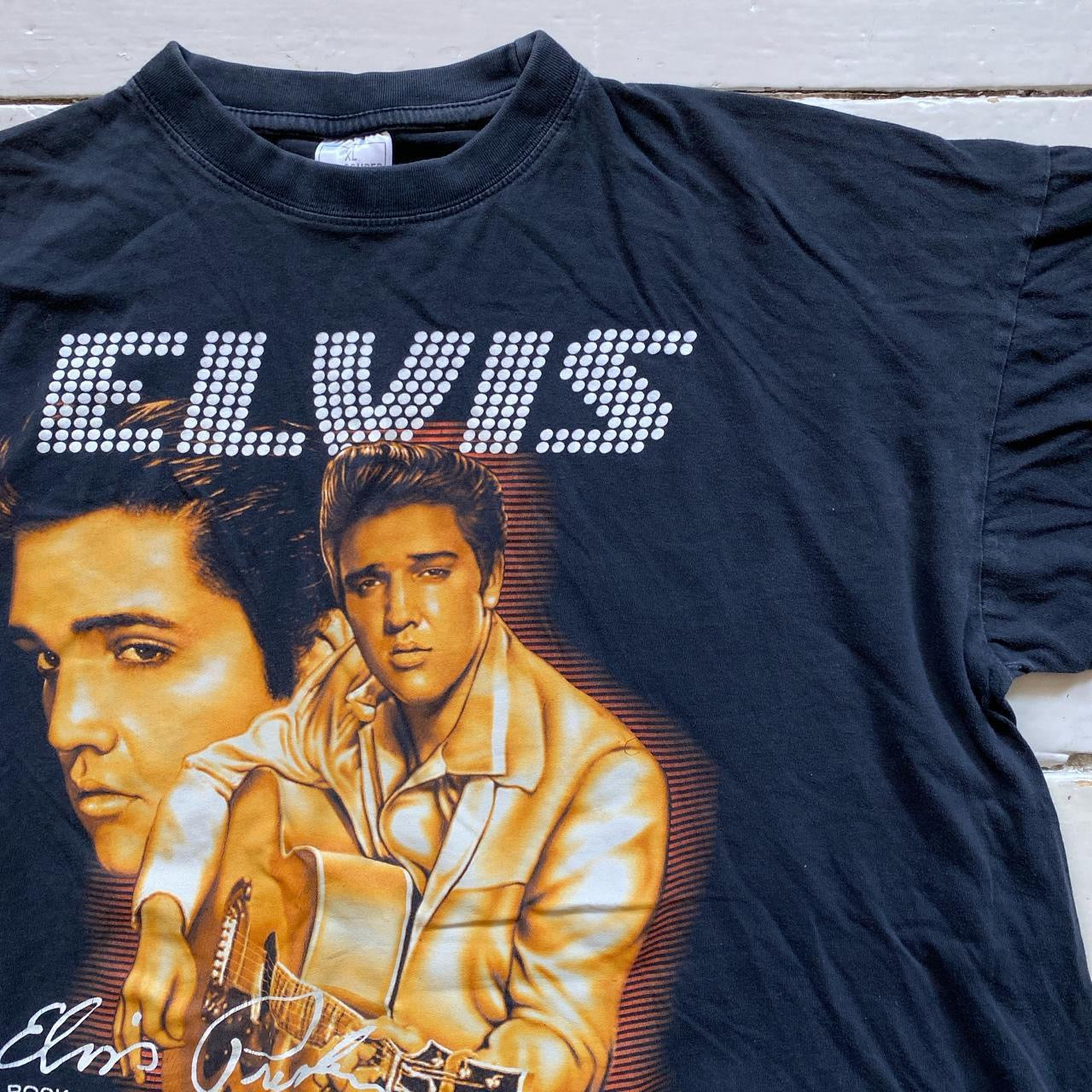 Elvis Vintage Print T Shirt (XL)