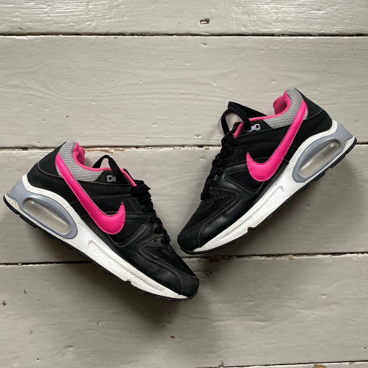 Nike Air Max Command Black and Pink (UK 5.5)