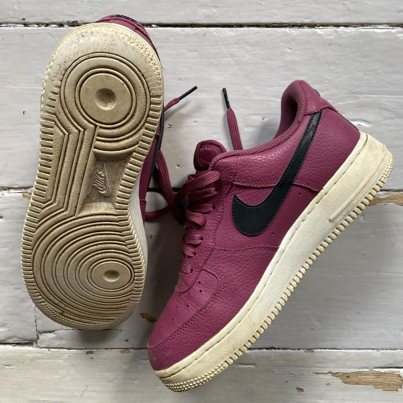 Nike Air Force 1 Pink and Black (UK 6)