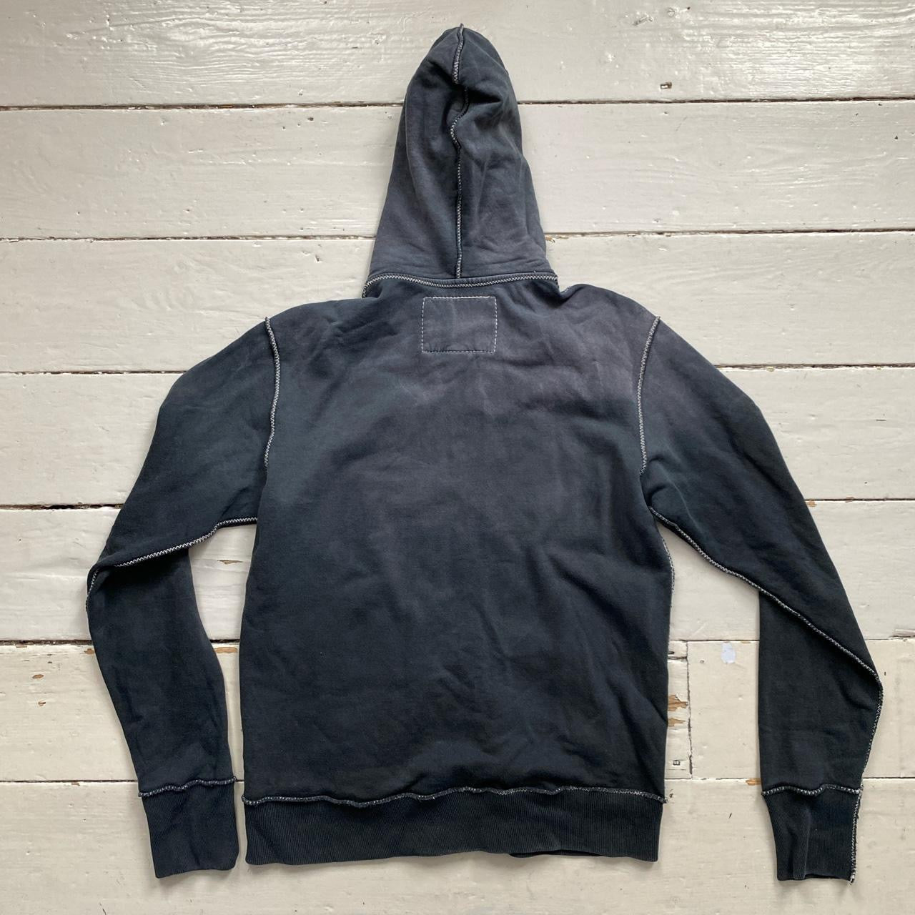 True Religion Stitch Grey Hoodie (Medium)