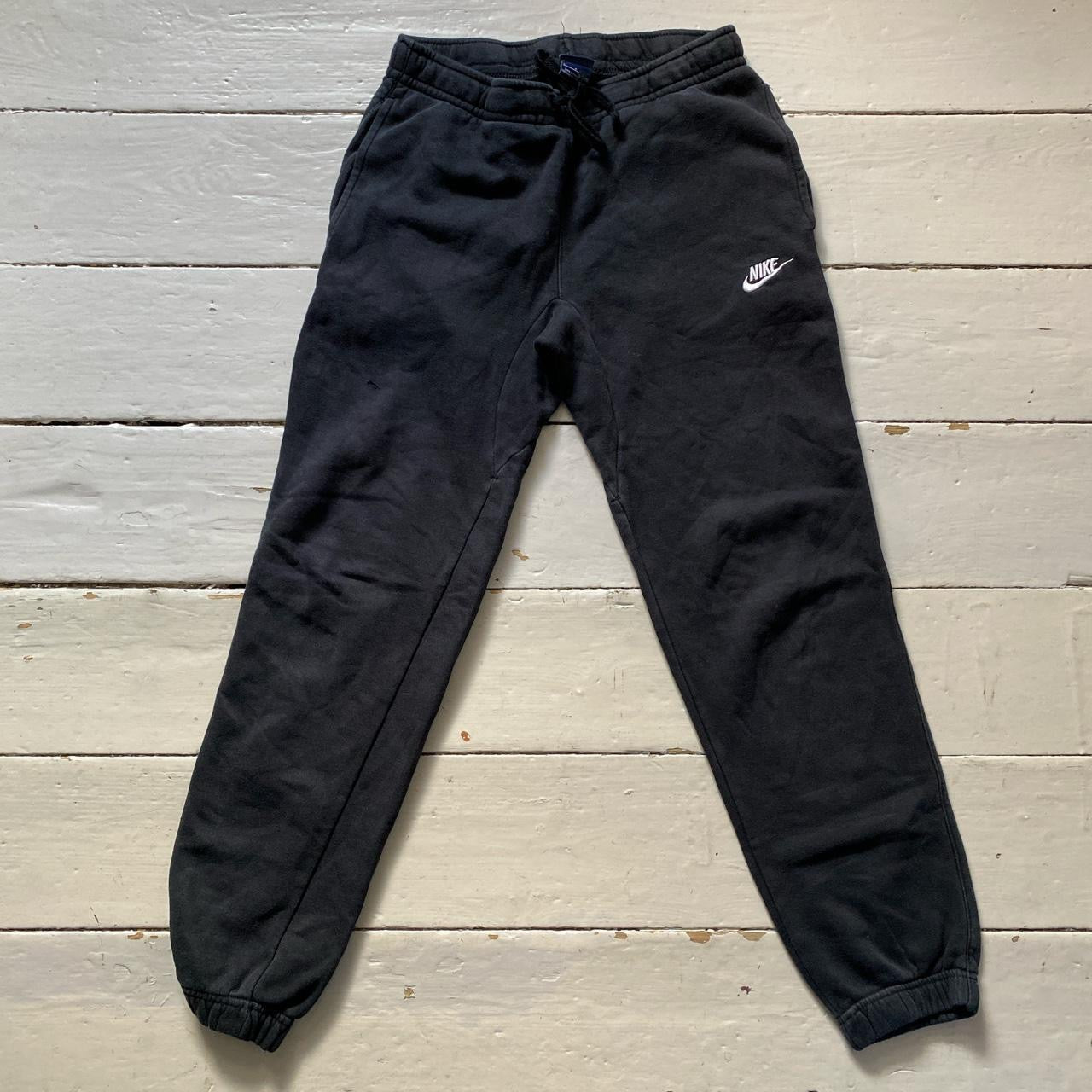 Nike Swoosh Black Joggers (Small)